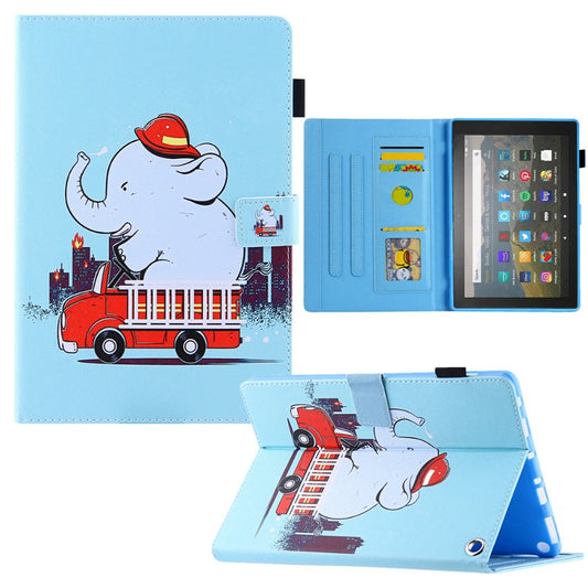 Auto Sleep Wake PU Leather Tablet Case WIth Card Slots with Stylus Pen Holder For Amazon Kindle