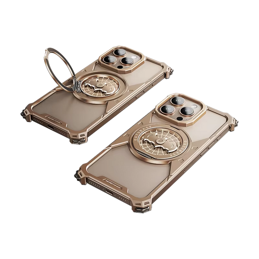 Bat Web Fidget Spinner Phone Case With 360° Rotating Magnetic Ring For iPhone