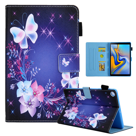 Magnetic Cartoon Wallet PU Leather Tablet Case for Samsung Tab A8 A9 A7