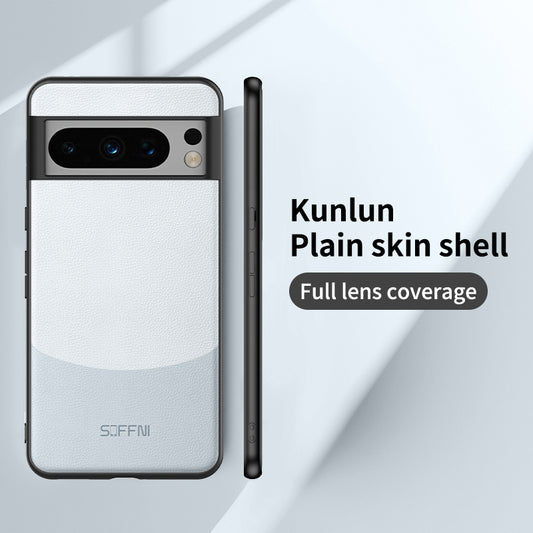 Skin Friendly Plain Leather Matte Ultra Thin Phone Case For Google Pixel 7 8
