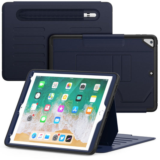 Smart wake Up PU Leather Tablet Case With Pen Slot For iPad
