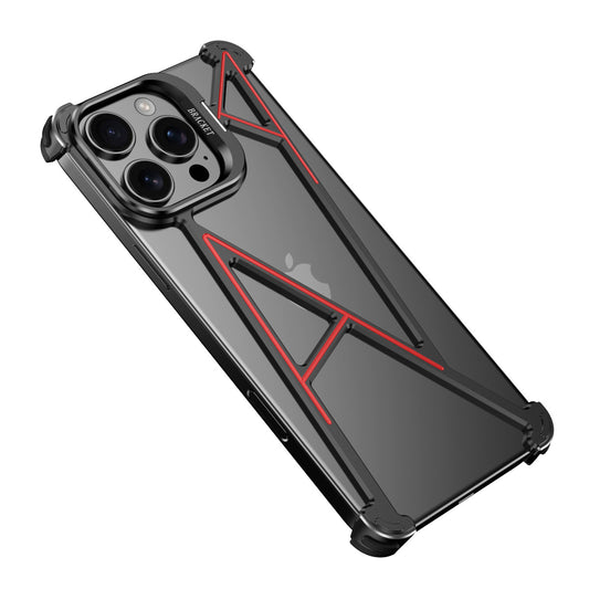 Type A Metal Framless Heat Dissipation Phone Case With A Lens Bracket For iPhone