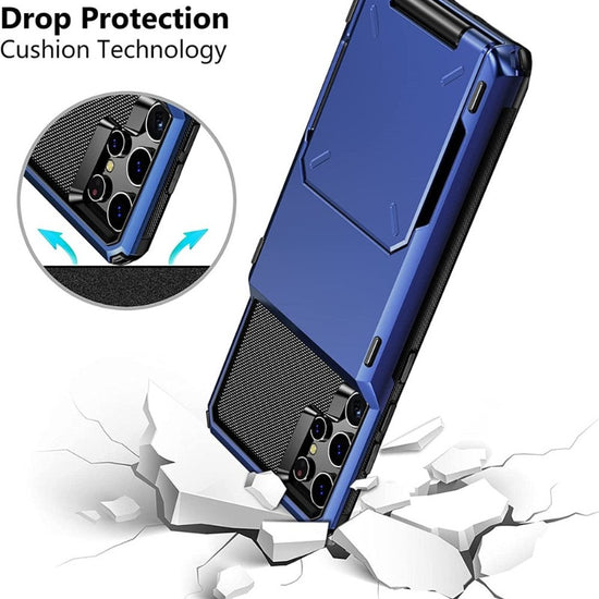 For Samsung Galaxy S23 S22 Ultra Case S23 S22 Plus S23+ Wallet Credit Card Holder Slot Cover for Samsung Galaxy S23 S 23 Plus Ultra Funda