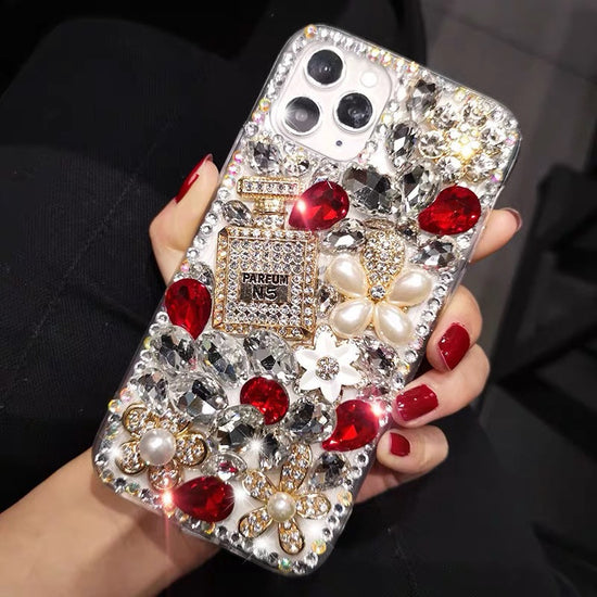 Luxury Rhinestone Phone Case Bling Diamond Cover For iPhone 14 13 12 11 Pro Max Mini 14Plus Case Women Gift
