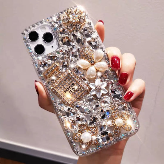 Luxury Rhinestone Phone Case Bling Diamond Cover For iPhone 14 13 12 11 Pro Max Mini 14Plus Case Women Gift