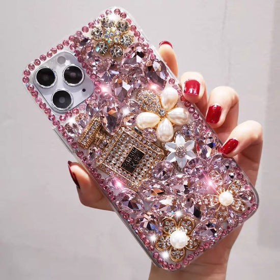 Luxury Rhinestone Phone Case Bling Diamond Cover For iPhone 14 13 12 11 Pro Max Mini 14Plus Case Women Gift