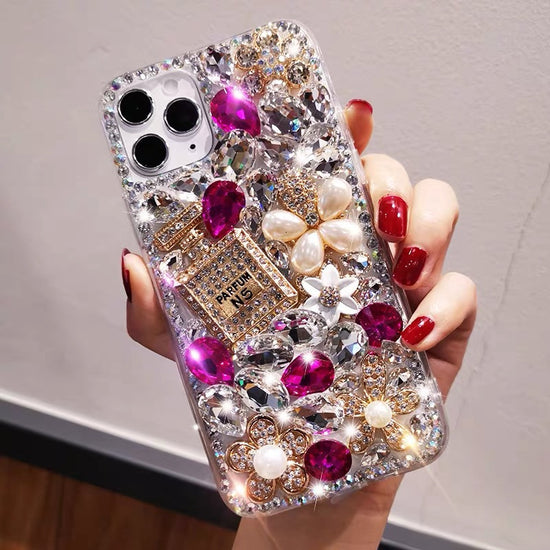 Luxury Rhinestone Phone Case Bling Diamond Cover For iPhone 14 13 12 11 Pro Max Mini 14Plus Case Women Gift