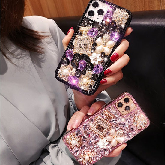Luxury Rhinestone Phone Case Bling Diamond Cover For iPhone 14 13 12 11 Pro Max Mini 14Plus Case Women Gift