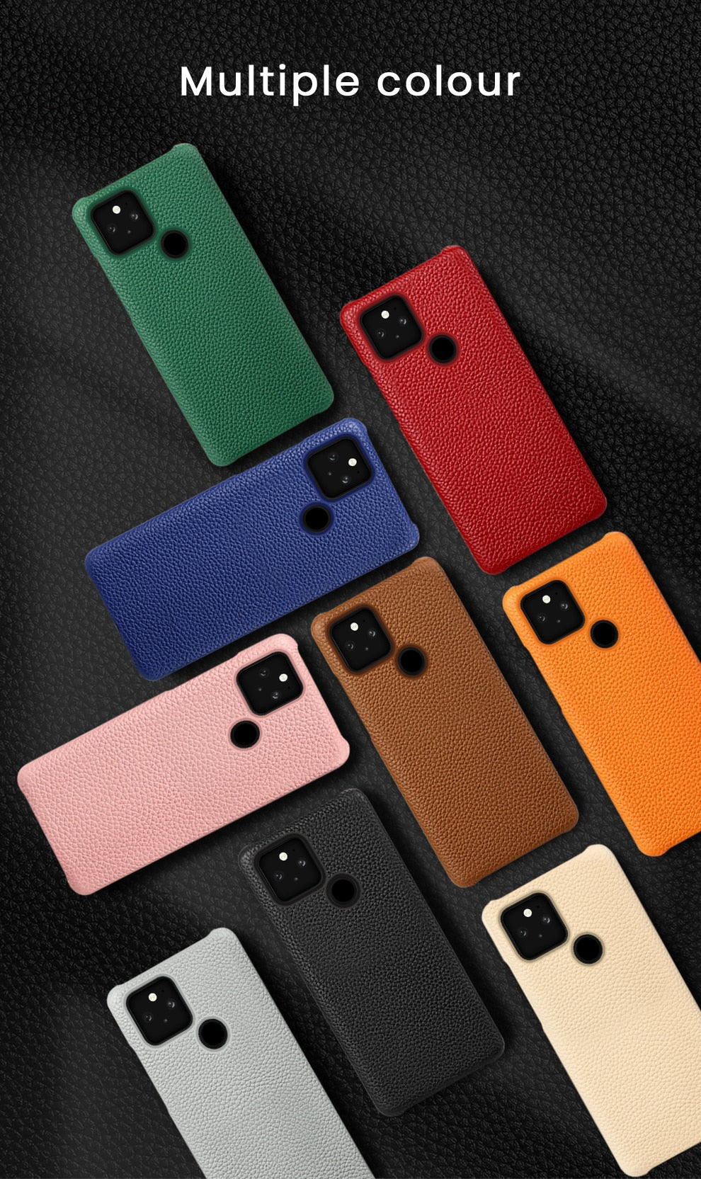 LANGSIDI Cowhide Genuine Leather Case for Google Pixel 7 6 PRO 6A Luxury Fashion Back Cover for Google Pixel 7 pro 6A