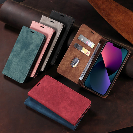 Magnetic Stand Wallet Flip PU Leather Phone Case For Google Pixel
