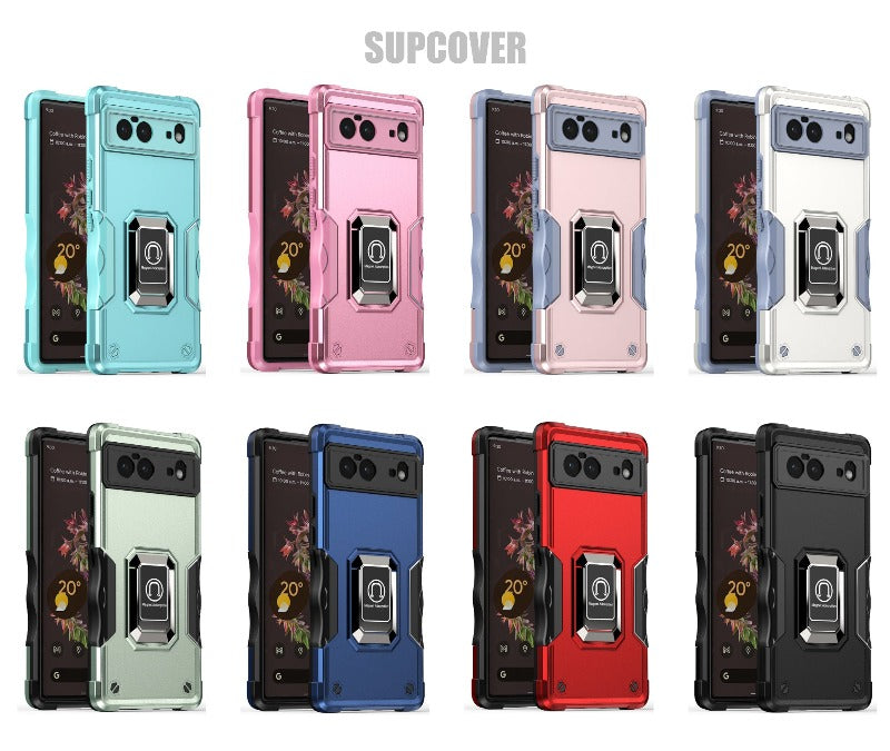 360 Anti-fall Protective Case Military-grade Protective Bracket Phone Holder Phone Case For Google Pixel 6 Google Pixel 6 Pro Google Pixel 7 Google Pixel 7Pro