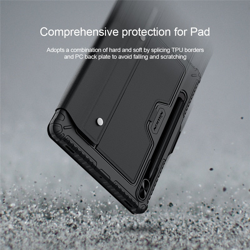 NILLKIN For Samsung Galaxy S8 S8 5G Bumper Combo Keyboard Case Bluetooth Lens Protector Case With Pen Tray For Samsung Galaxy S8