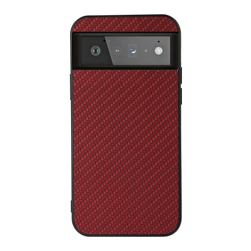 Case for Google Pixel7 6 Phone Case Carbon Fiber Pattern PU Leather Case Google Pixel 6 Pro Protective Cover