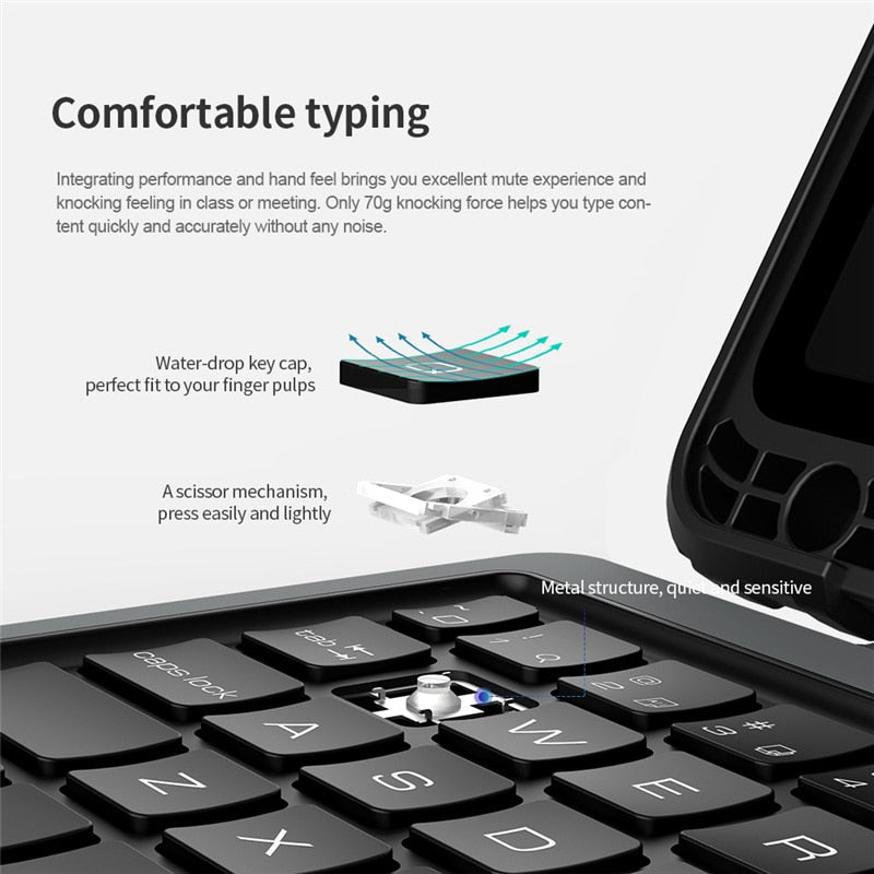 NILLKIN For Samsung Galaxy S8 S8 5G Bumper Combo Keyboard Case Bluetooth Lens Protector Case With Pen Tray For Samsung Galaxy S8