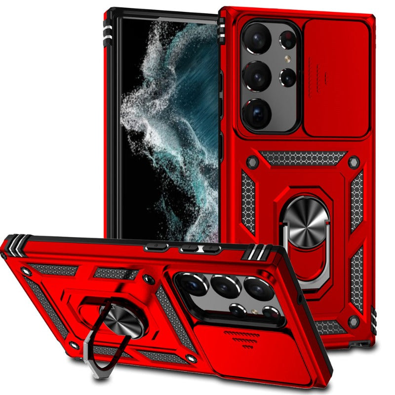 Military Grade Heavy Duty Protective Phone Case With Magnetic Holder For Samsung S23/S23 Plus/S23 Ultra