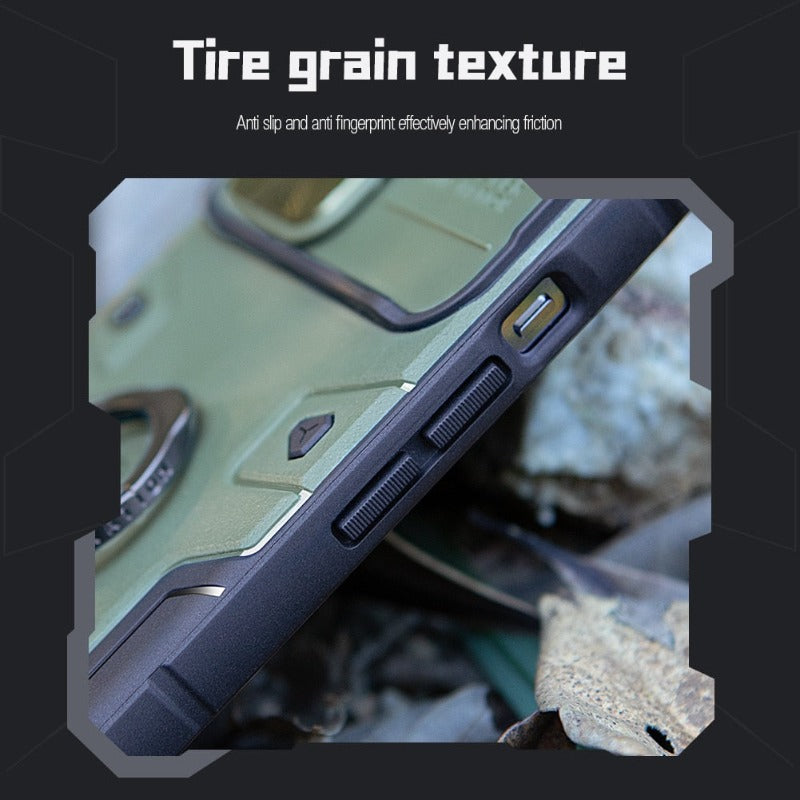 For iPhone 13 Pro Max Case For iPhone 14 Pro Max NILLKIN CamShield Armor Pro Magnetic Case Slide Camera Case With Ring Kickstand