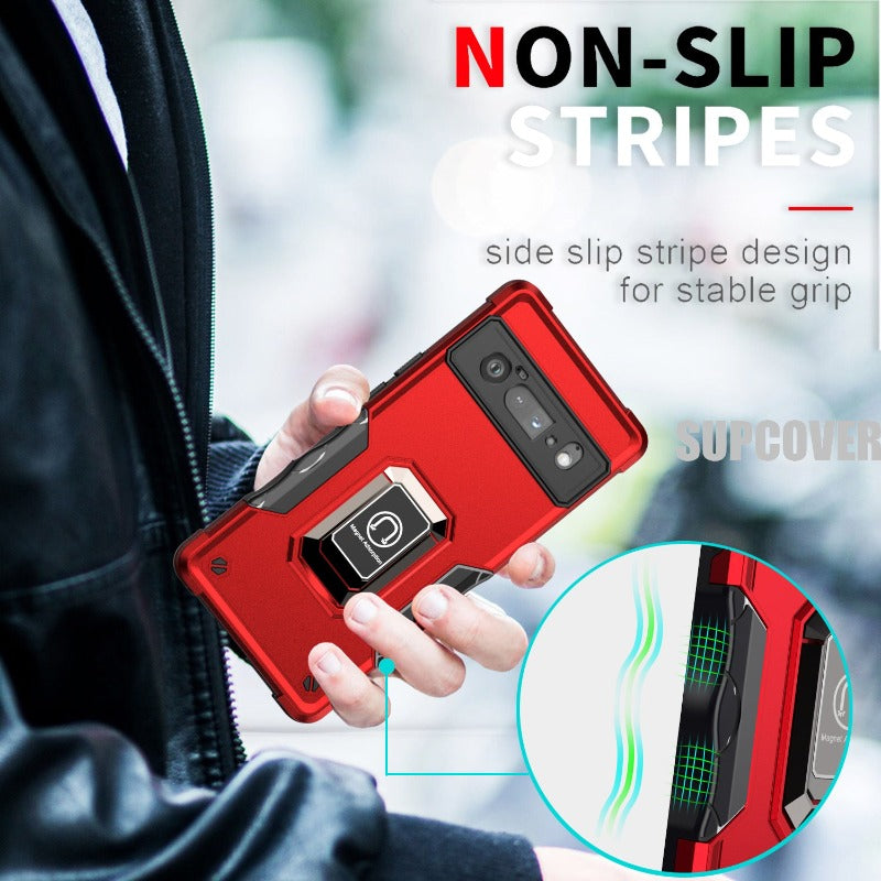 360 Anti-fall Protective Case Military-grade Protective Bracket Phone Holder Phone Case For Google Pixel 6 Google Pixel 6 Pro Google Pixel 7 Google Pixel 7Pro