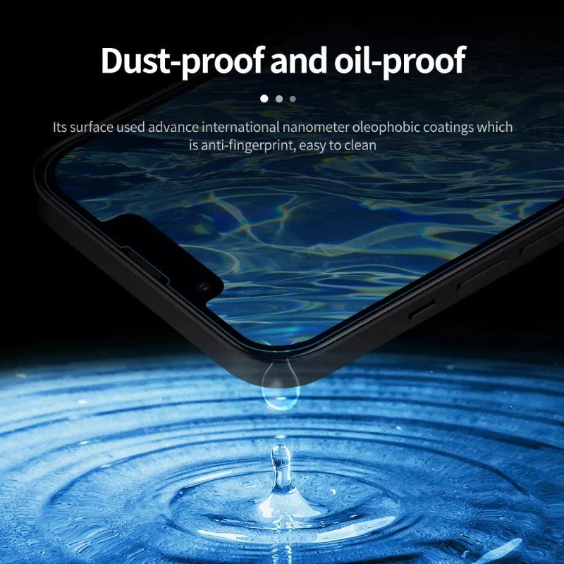FogMirror Full Coverage Matte Tempered Glass Ultra Thin 9H Tempered Glass CP + Pro 0.33MM Anti-glare Explosion-Proof Protective Tempered Glass Film For iPhone14/14 Pro/14 Pro Max,13/13 Pro/13 Pro Max