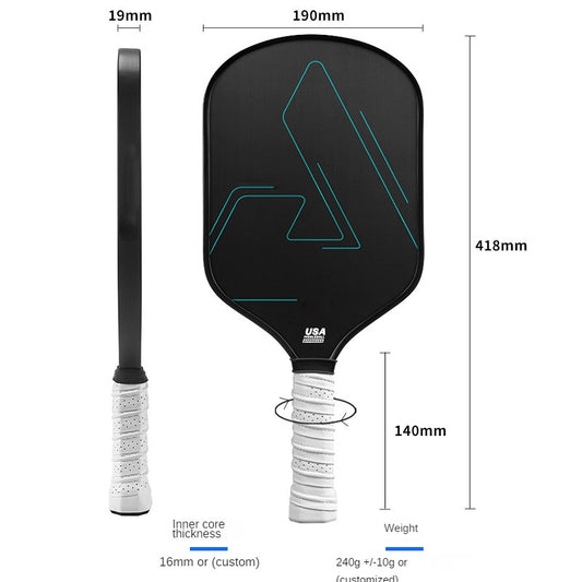 14mm Carbon Fiber Pickleball Paddle