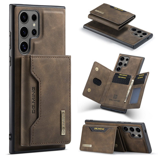 2 in 1 Magnetic Detachable Leather Wallet Case With Cards Solt For Samsung Galaxy S24 S25