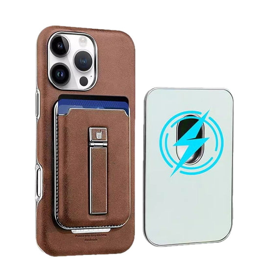 Detachable Magnetic Wallet Leather Phone Case With Wallet Card Holder Bracket For iPhone