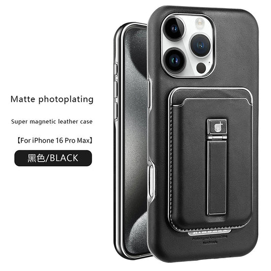 Detachable Magnetic Wallet Leather Phone Case With Wallet Card Holder Bracket For iPhone