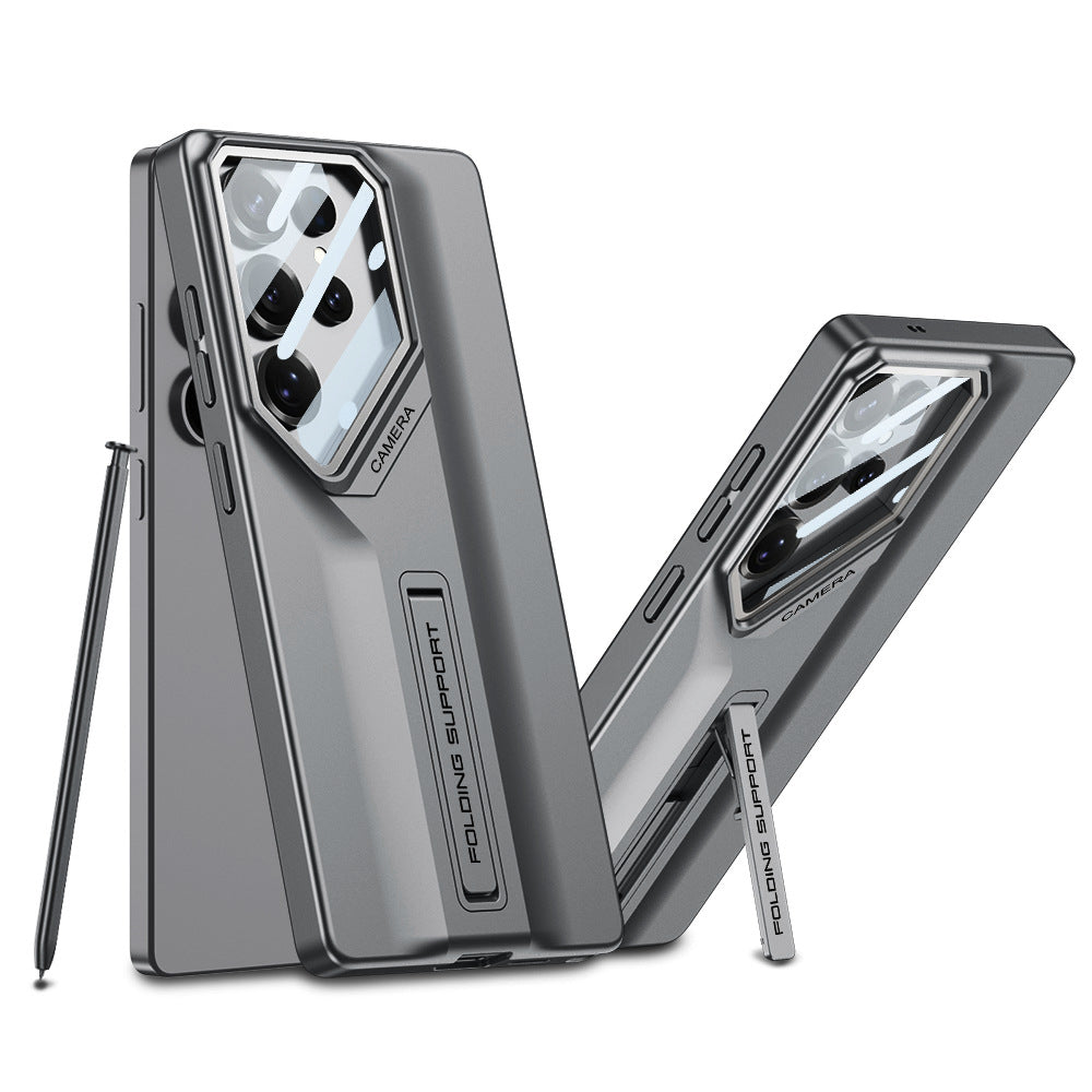 Skin Feel Ultra-fast Knife Edge Blade Stealth Invisible Stand Phone Case For Samsung S26 S25