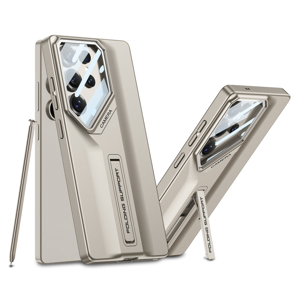 Skin Feel Ultra-fast Knife Edge Blade Stealth Invisible Stand Phone Case For Samsung S26 S25