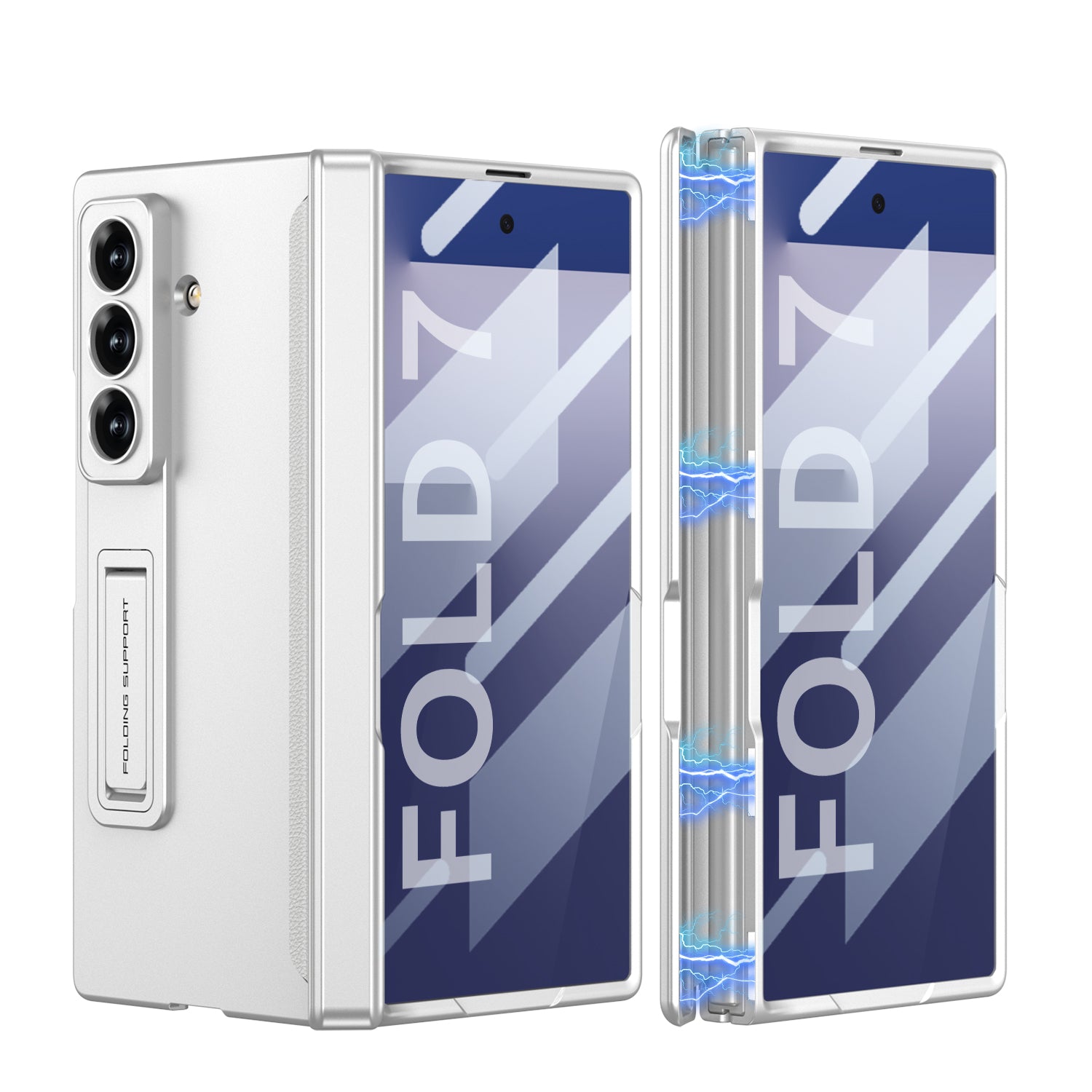 360 All-included Magnetic Hinge Case Screen Glass Frame For Samsung Galaxy Z Fold 7 6