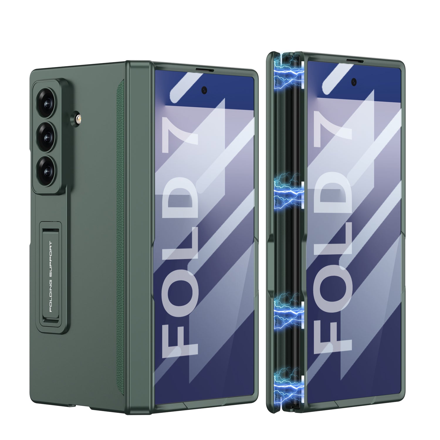 360 All-included Magnetic Hinge Case Screen Glass Frame For Samsung Galaxy Z Fold 7 6