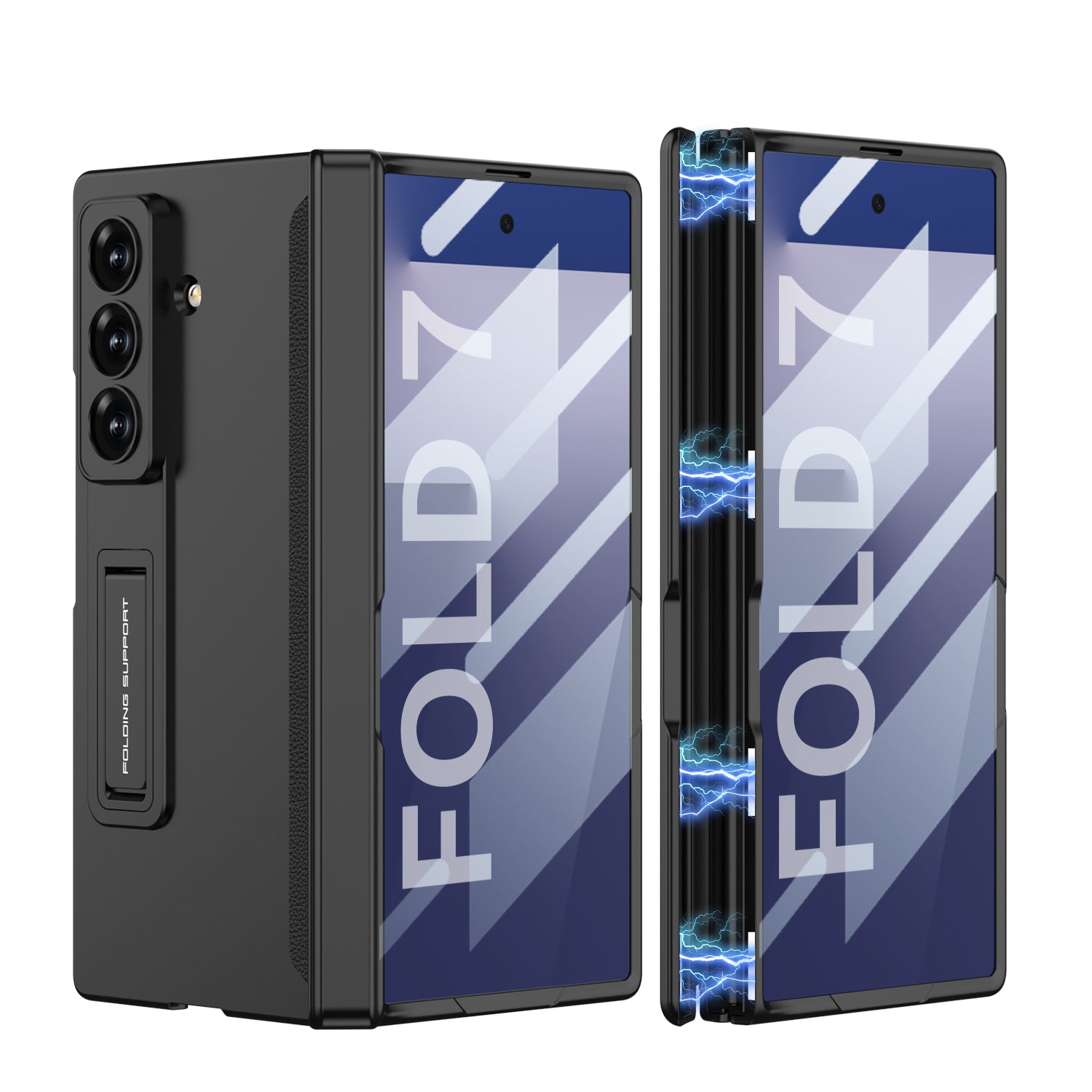 360 All-included Magnetic Hinge Case Screen Glass Frame For Samsung Galaxy Z Fold 7 6