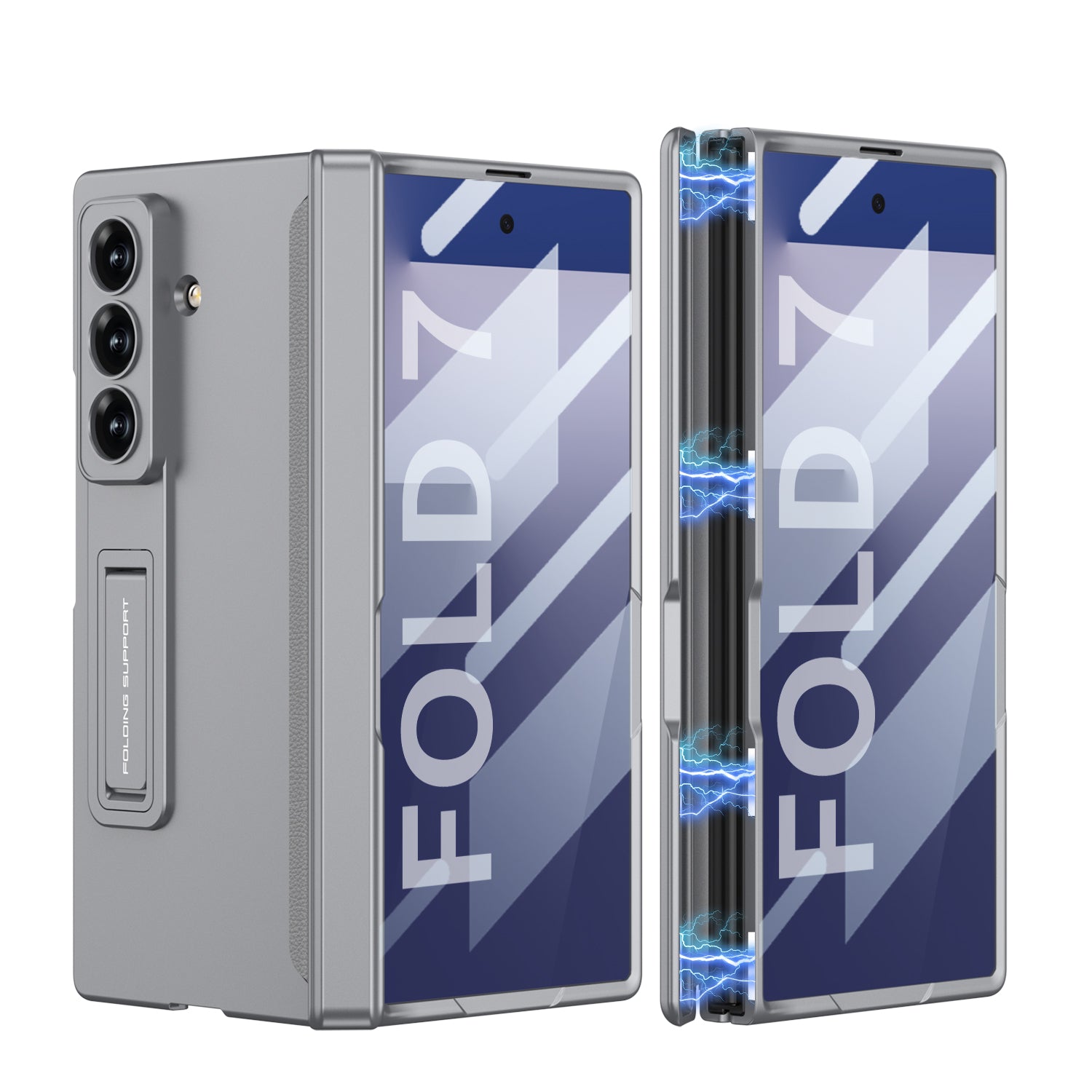 360 All-included Magnetic Hinge Case Screen Glass Frame For Samsung Galaxy Z Fold 7 6