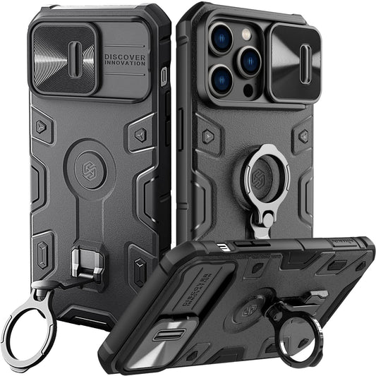 Camshield Armor Impact Resistant Phone Case With Kickstand With Camera Slider For iPhone