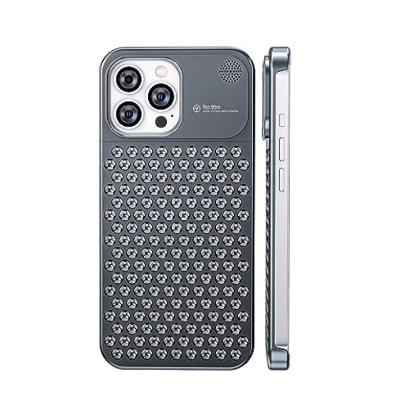 Aluminum Alloy Anti-Fall Heat Dissipation Bezel Slim Case For iPhone