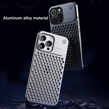 Aluminum Alloy Anti-Fall Heat Dissipation Bezel Slim Case For iPhone