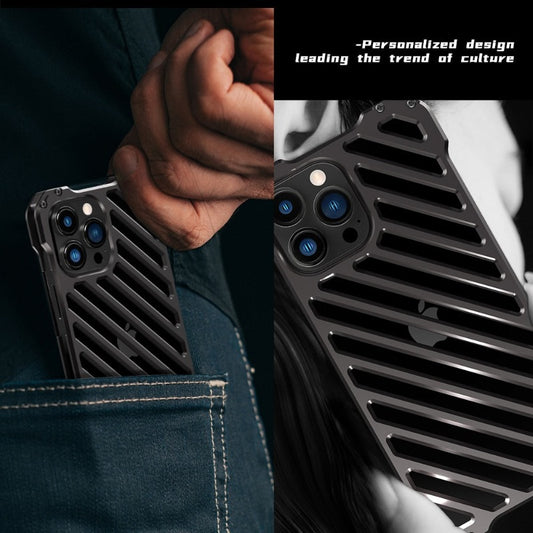Aluminum Armor Metal Phone Case For iPhone