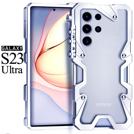 Armor Screw Metal Frame Aluminium Bumper Phone Case For Samsung galaxy s24 s23