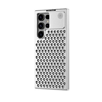 Aromatherapy Aluminum Metal Heat Dissipation Phone Case For Samsung S22 S23 S24