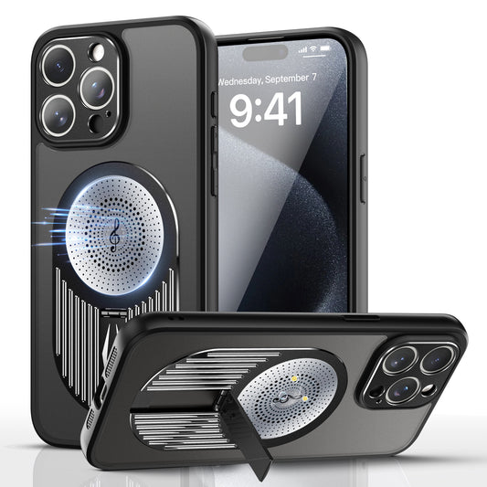Graphene Heat Dissipation Aromatherapy Holder Magnetic Metal Phone Case For iPhone