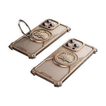 Bat Web Fidget Spinner Phone Case With 360° Rotating Magnetic Ring For iPhone