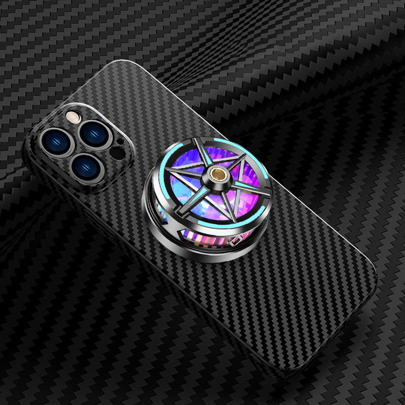 Carbon Fiber Magnetic Radiator Phone Case For IPhone