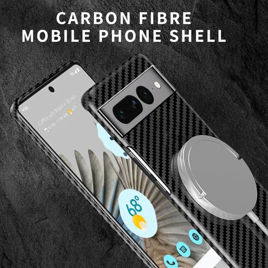 Carbon Fiber Magsafe Phone Case For Google Pixel 7 8