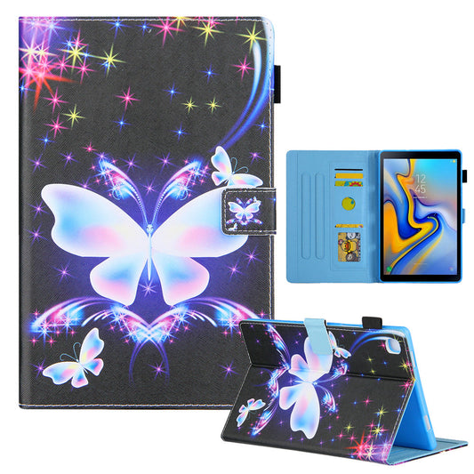 Magnetic Cartoon Wallet PU Leather Tablet Case for Samsung Tab A8 A9 A7