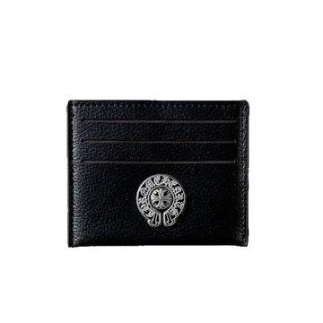 Ultra-thin Chrome Hearts Lychee Pattern Leather Card Case