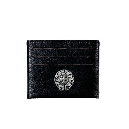 Ultra-thin Chrome Hearts Lychee Pattern Leather Card Case