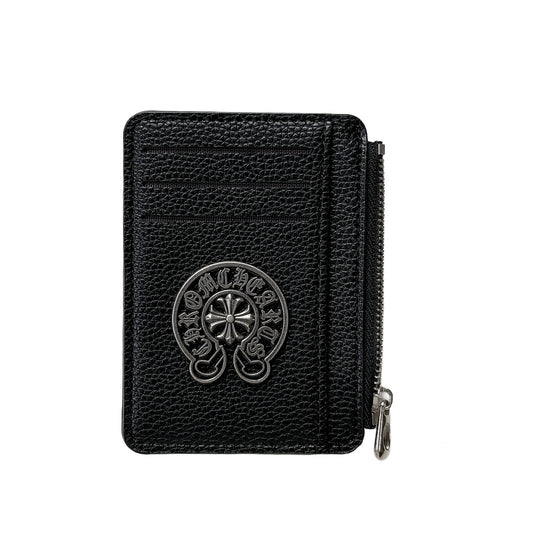 Chrome Hearts Style Ultra Thin PU Leather Card Holder Wallet With Multiple Slots