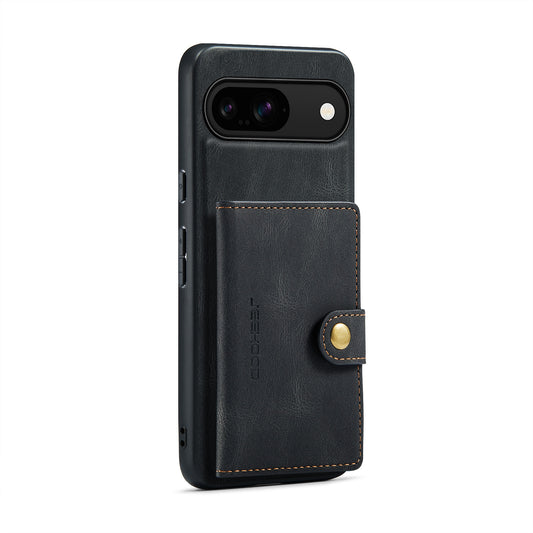 Detachable Wallet Card Leahter Case For Google Pixel 9