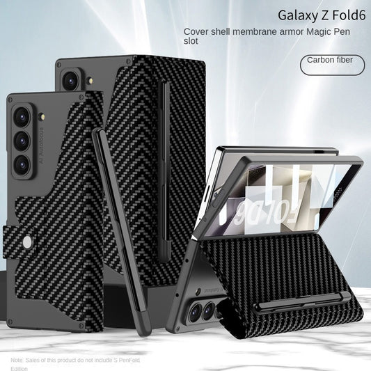 PU Leather Wallet Flip with Removable Pen Slot Phone Case For Samsung Galaxy Z Fold7