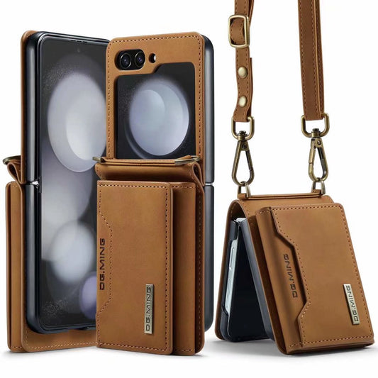 Drop Protection Leather Wallet Case For Samsung Galaxy Z Flip 6 5