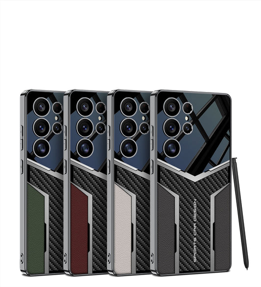 Electroplated Suede-like TPU Phone Cases For Samsung Galaxy S25
